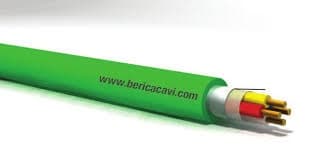 BERICA CAVI SPA - BECB66C02C080B Y(ST)Y2X2X0,80BUSVERDECBOB