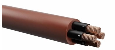 BERICA CAVI SPA - BECB84C02050B FS18OR18 300/500 V 2X0,50 MARRONE C BOB