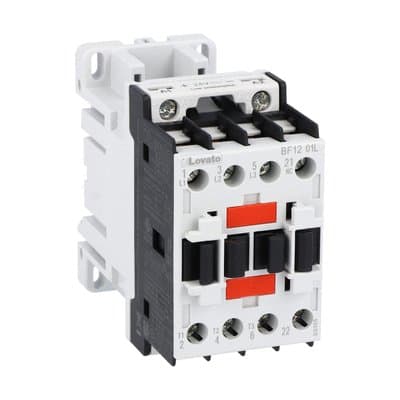 LOVATO - LOVBF1201L048 CONTATTORE 3P+1NC 12A AC3 BASSO CONSUMO