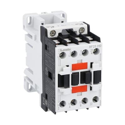 LOVATO - LOVBF2501D012 CONTATTORE 3P+1NC 25A AC3