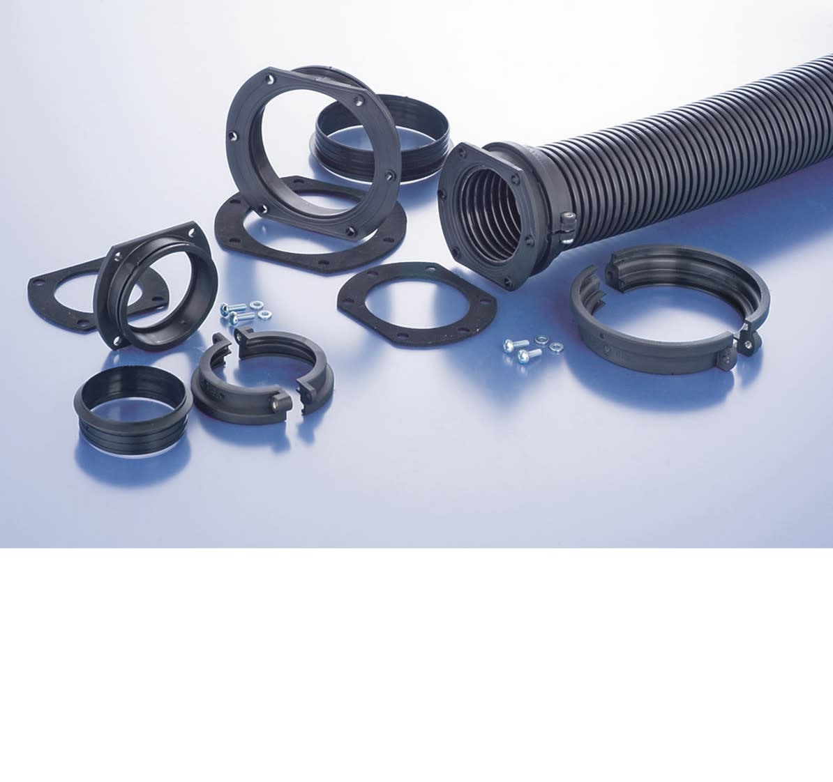 ABB SPA - ABBBGG-70 RACC.A FLANGIA DIRITTO DN070 PA6 BK IP6