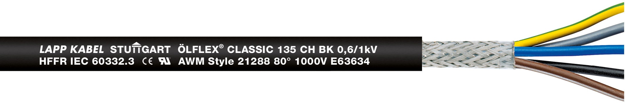 LAPP ITALIA SRL - LPP1123487 OLFLEX CLASSIC 135 CH BK 0,6/1 KV 3G6