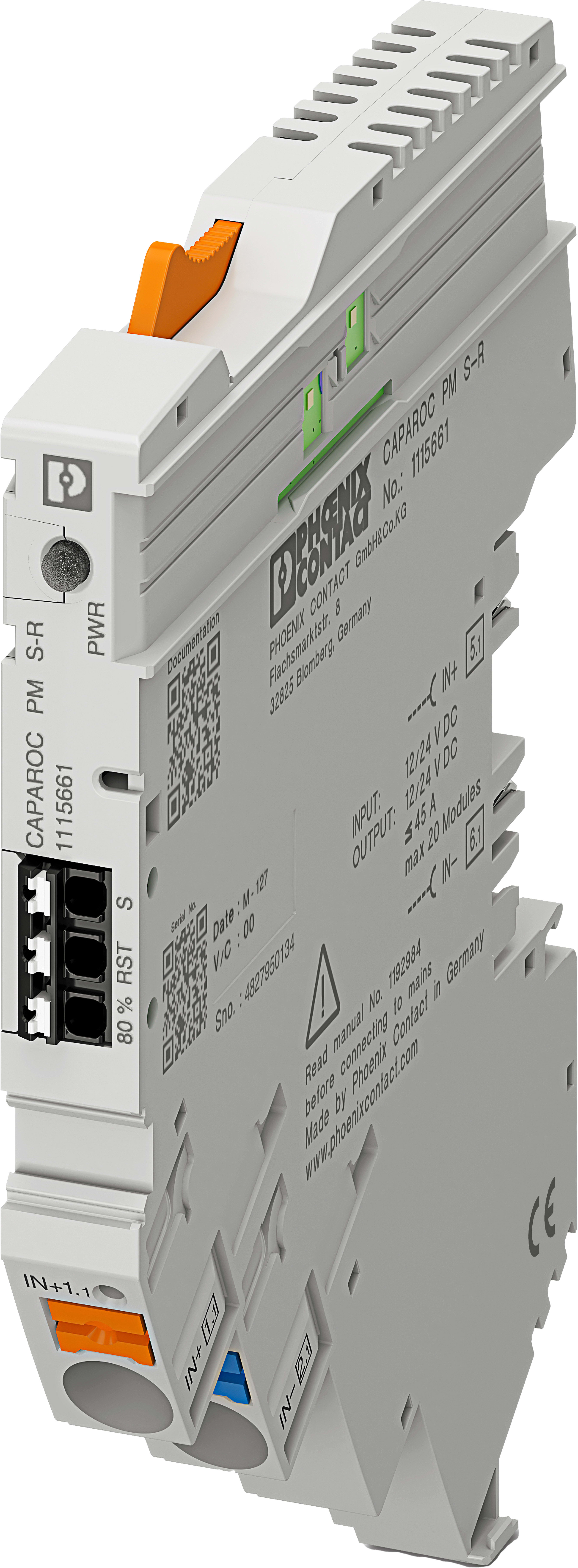 PHOENIX CONTACT - PHC1115661 CAPAROC PM S-R MODULO ALIMENTAZIONE S-R