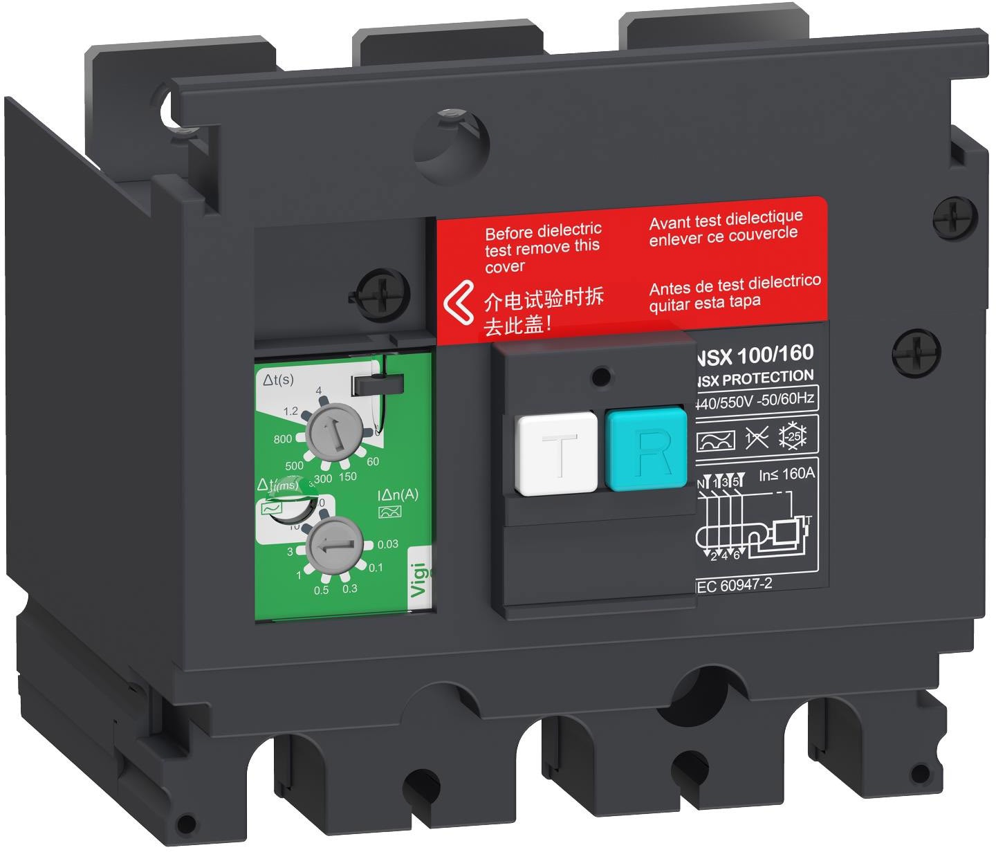 SCHNEIDER ELECTRIC - SNRLV429490 VIGIPACT 440/550VCA 3P NSX100/160