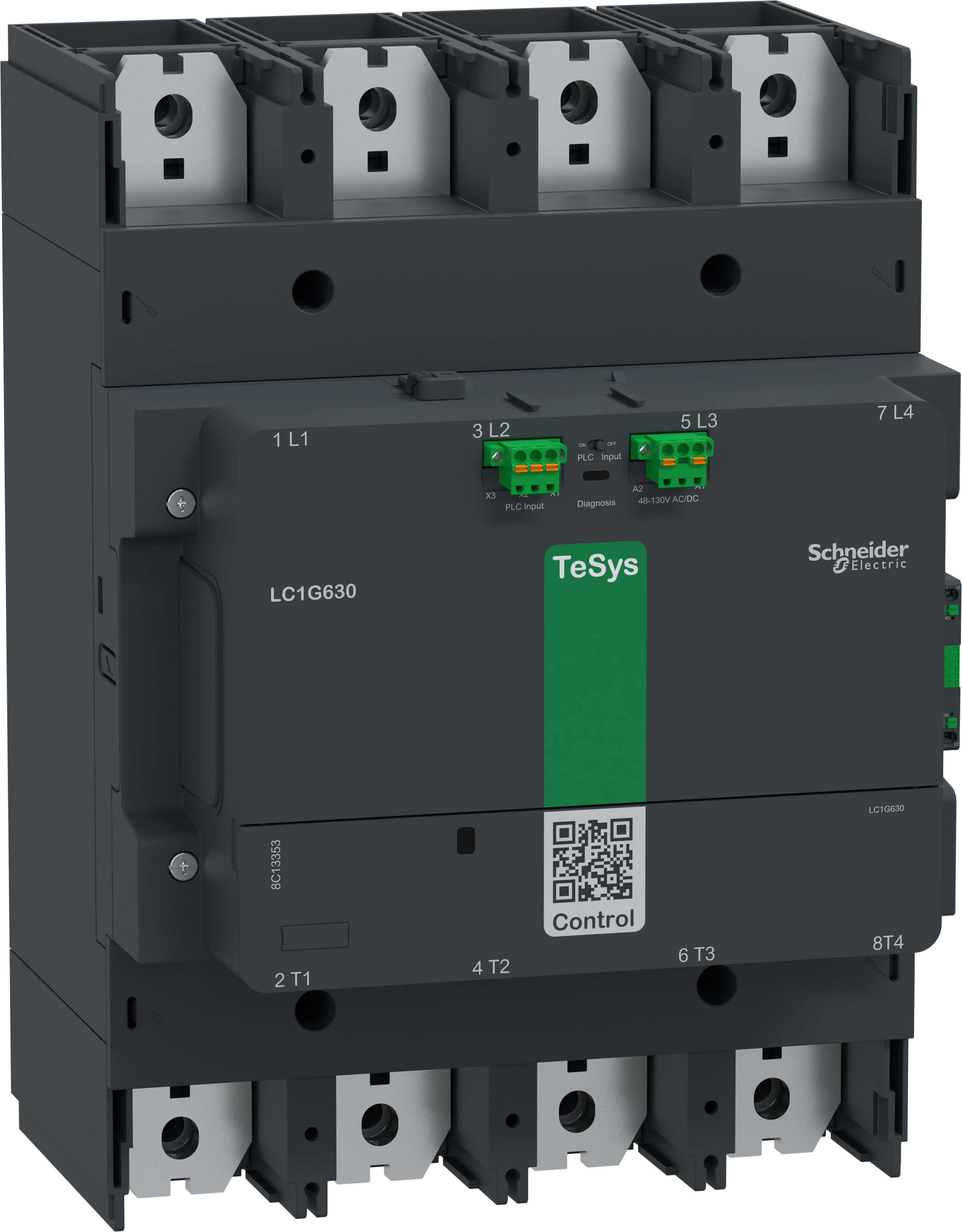 SCHNEIDER ELECTRIC - SNRLC1G8004LSEA CONTATT.TESYSG 800A 4P ADV 200-500V ACDC