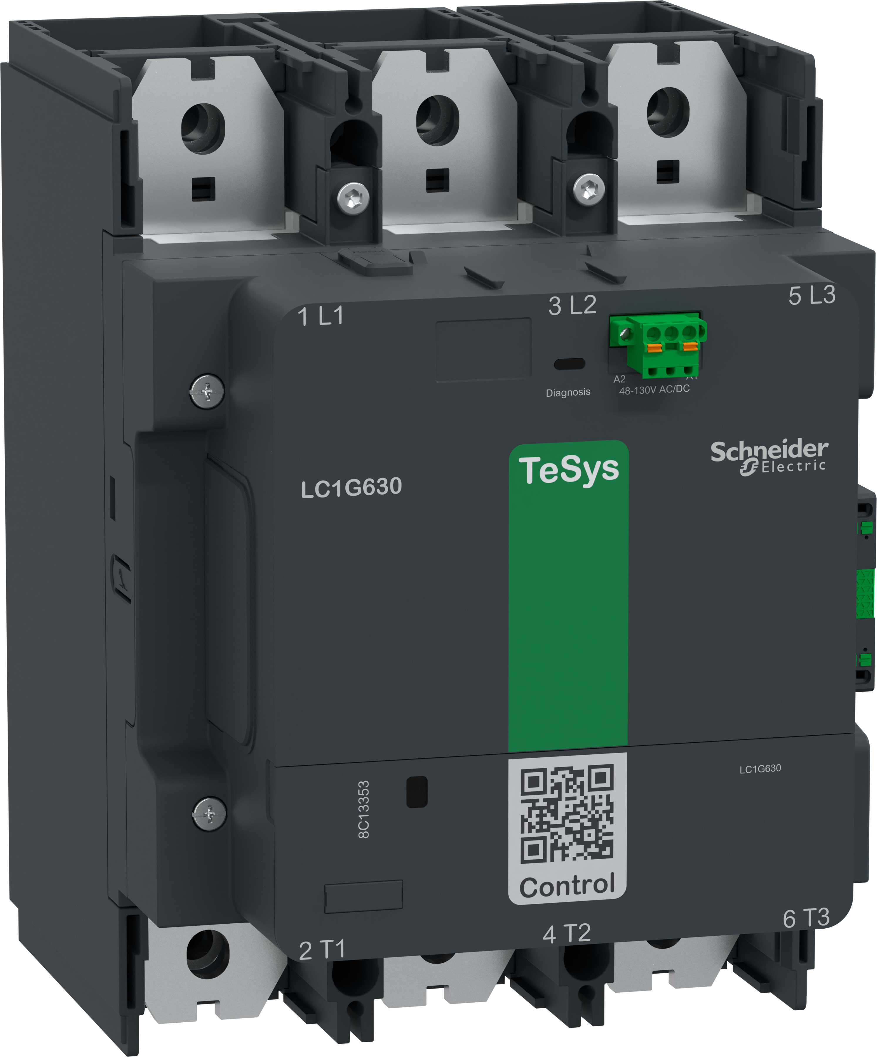 SCHNEIDER ELECTRIC - SNRLC1G800KUEN CONTATT.TESYSG 800A 3P STD 100-250V ACDC