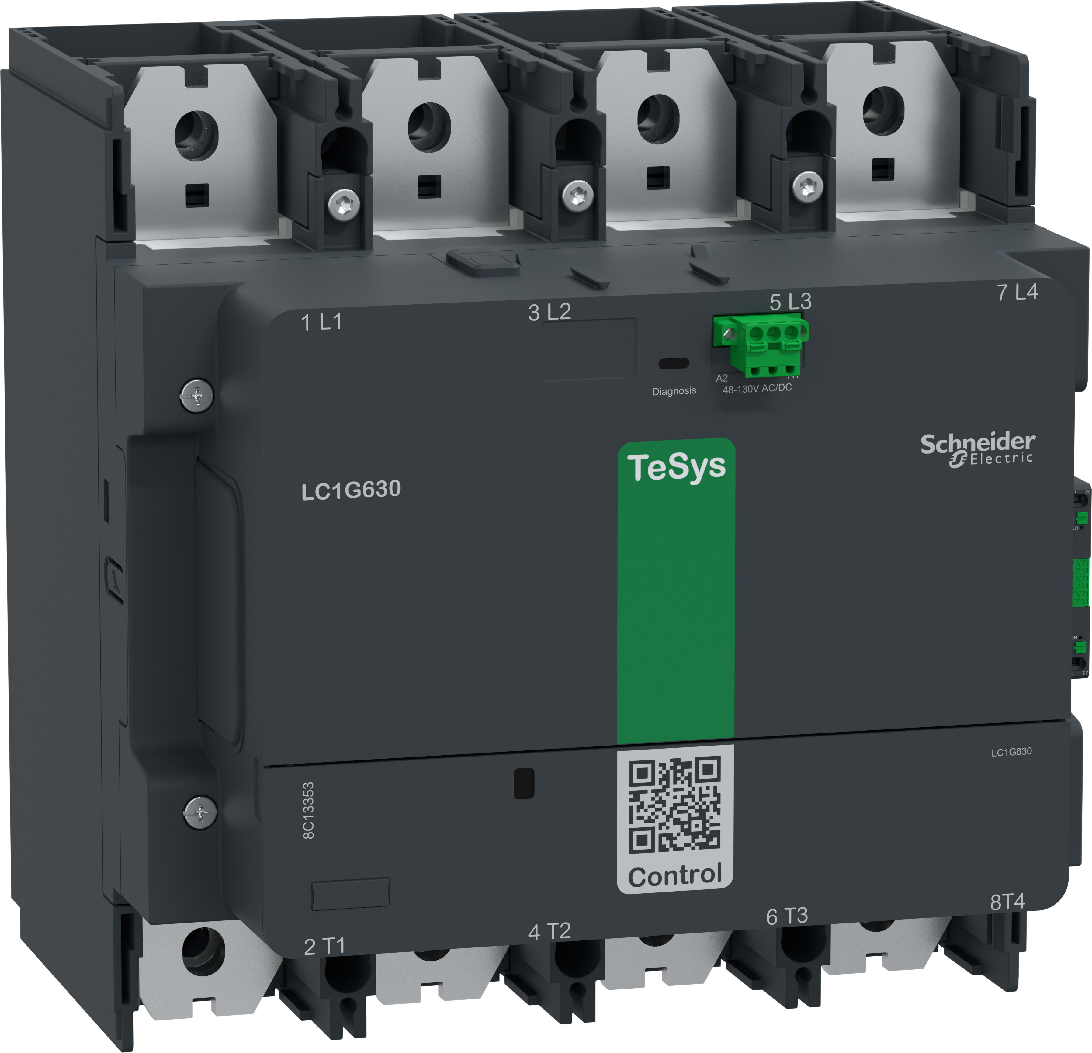 SCHNEIDER ELECTRIC - SNRLC1G8004KUEN CONTATT.TESYSG 800A 4P STD 100-250V ACDC