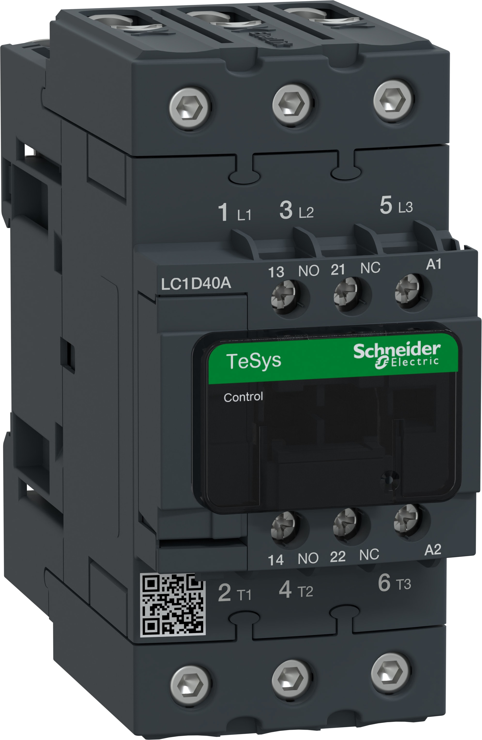 SCHNEIDER ELECTRIC - SNRLC1D40AM7 Contattore TeSys LC1D - 3 poli - AC3 440V 40 A - 220 V AC