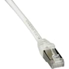 SCHNEIDER ELECTRIC - SNRACTPC6ASFLS10WE Patch cord, Actassi, Category 6A, S/FTP, LSZH, 1 m, bianca