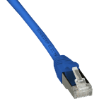 SCHNEIDER ELECTRIC - SNRACTPC6ASFLS10BU Patch cord, Actassi, Category 6A, S/FTP, LSZH, 1 m, blu
