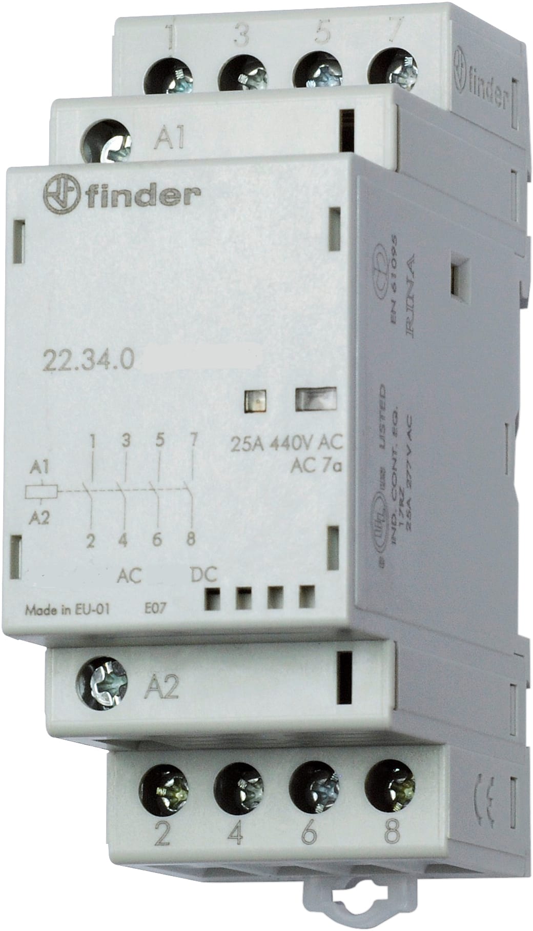 FINDER SPA - FIN223402304720 CONTATTORE 25A 4 CONTATTI 36MM