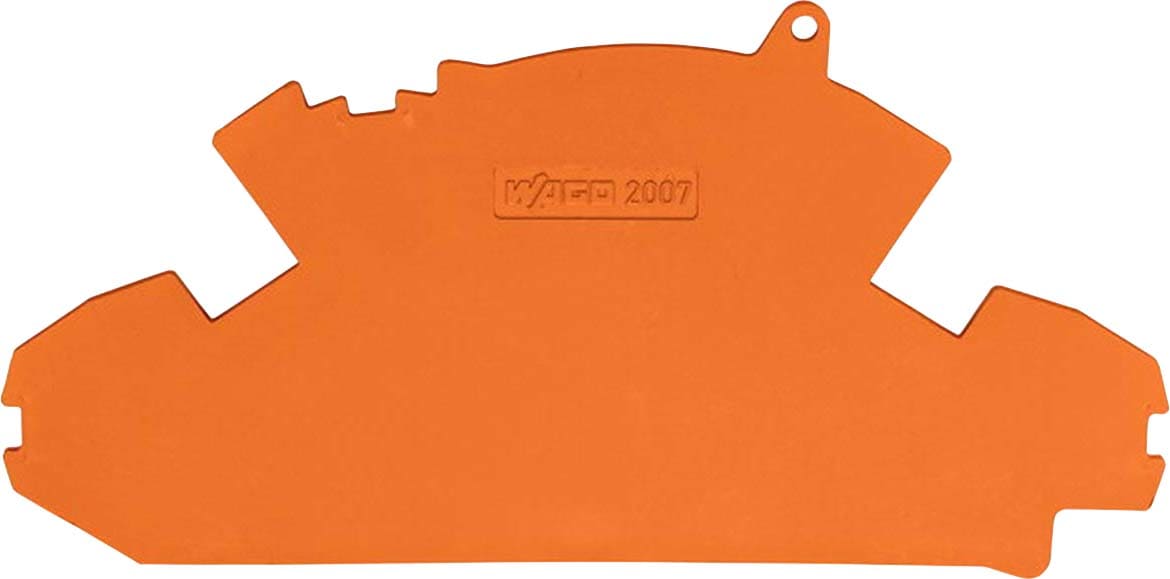 WAGO ITALIA SRL - WAG2007-8893 PIASTRA TERMINALE SPESSORE 1,5MM SIGILLO