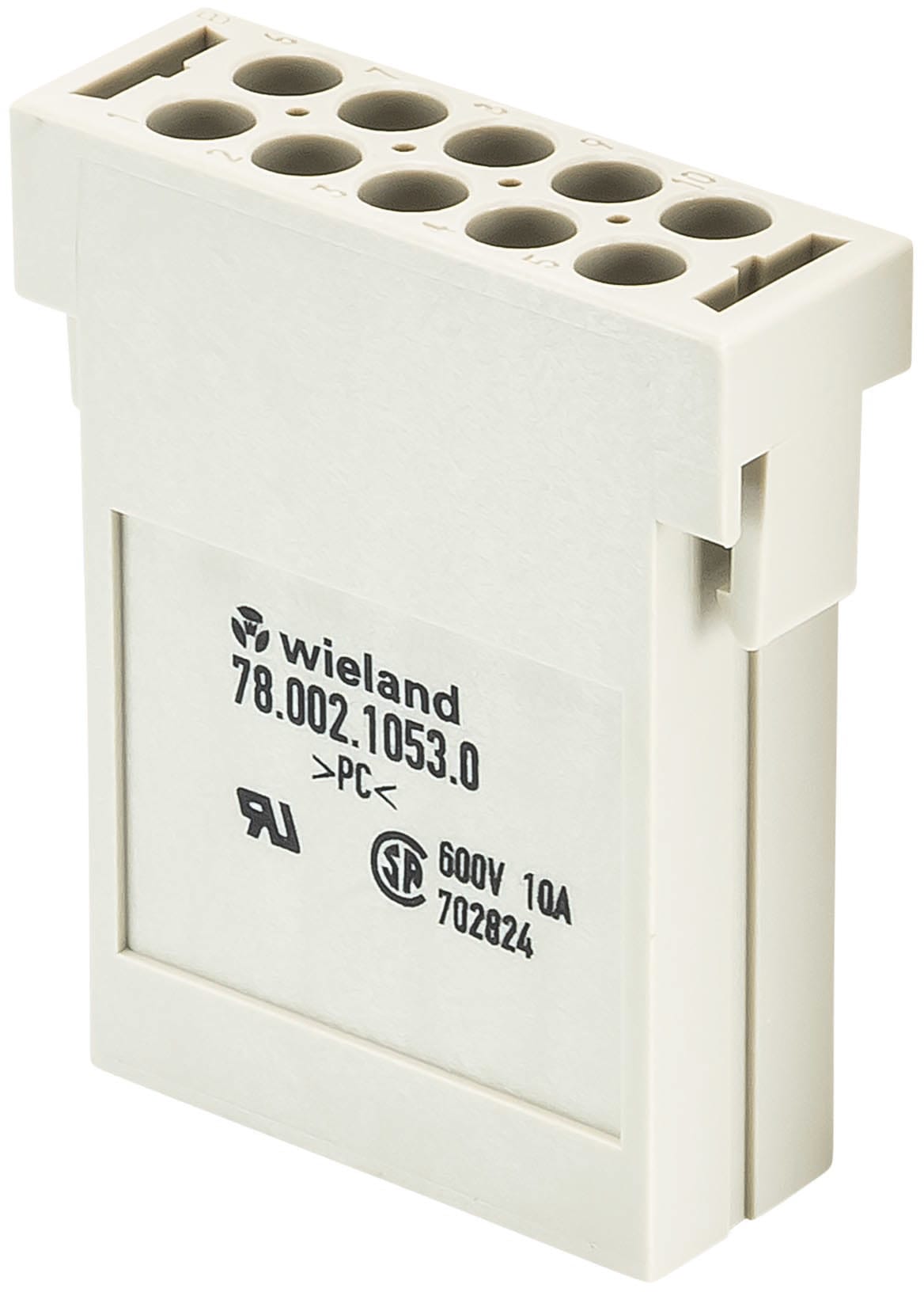 WIELAND ELECTRIC SRL - WIE78.002.1053.0 MODULAR INSERTFLE BUC    10     25