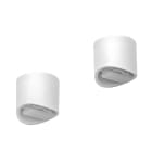 ROSSINI - RSSBIR008 COPPIA STAFFE PER FISSAGGIO A PLAFONE BIANCHE