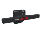 TECHNOELECTRIC SRL - TEH18007 MANIGLIA BLOCCO PORTA DOPPIA NERA 260MM