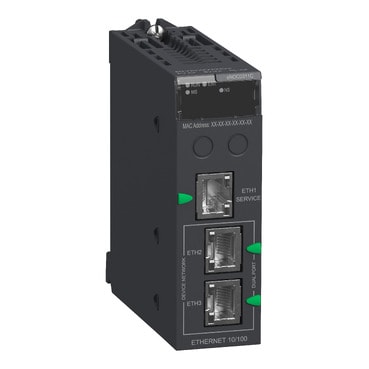 SCHNEIDER ELECTRIC - SNRBMENOC0311C Modulo Ethernet M580 comunicazione Ethernet FactoryCast 3 porte Conformal Coated
