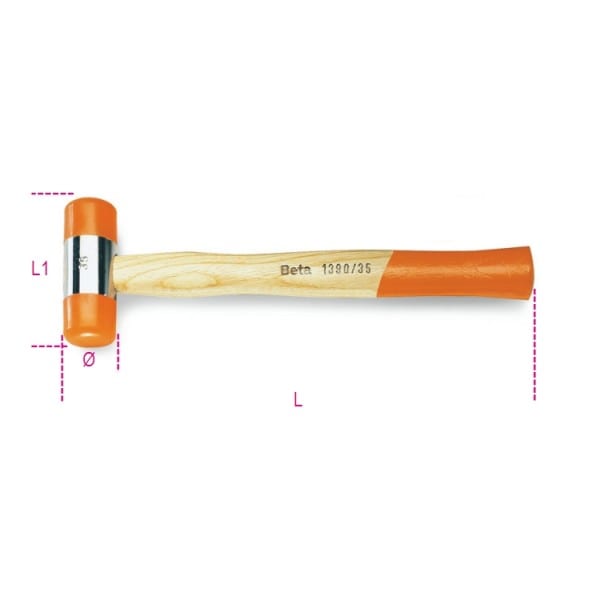 BM SPA - BMM013900060 MAZZUOLE BATTENTI PLASTICA 60