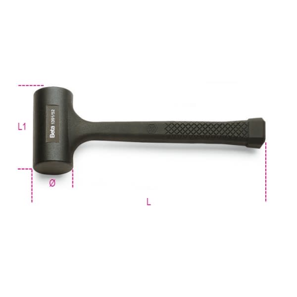 BM SPA - BMM013910155 MAZZUOLE GOMMA ANTIRIMBALZO 55