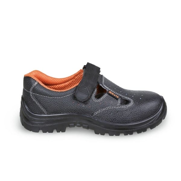 BM SPA - BMM072471245 SANDALI PELLE NERA C/LAM BK 45