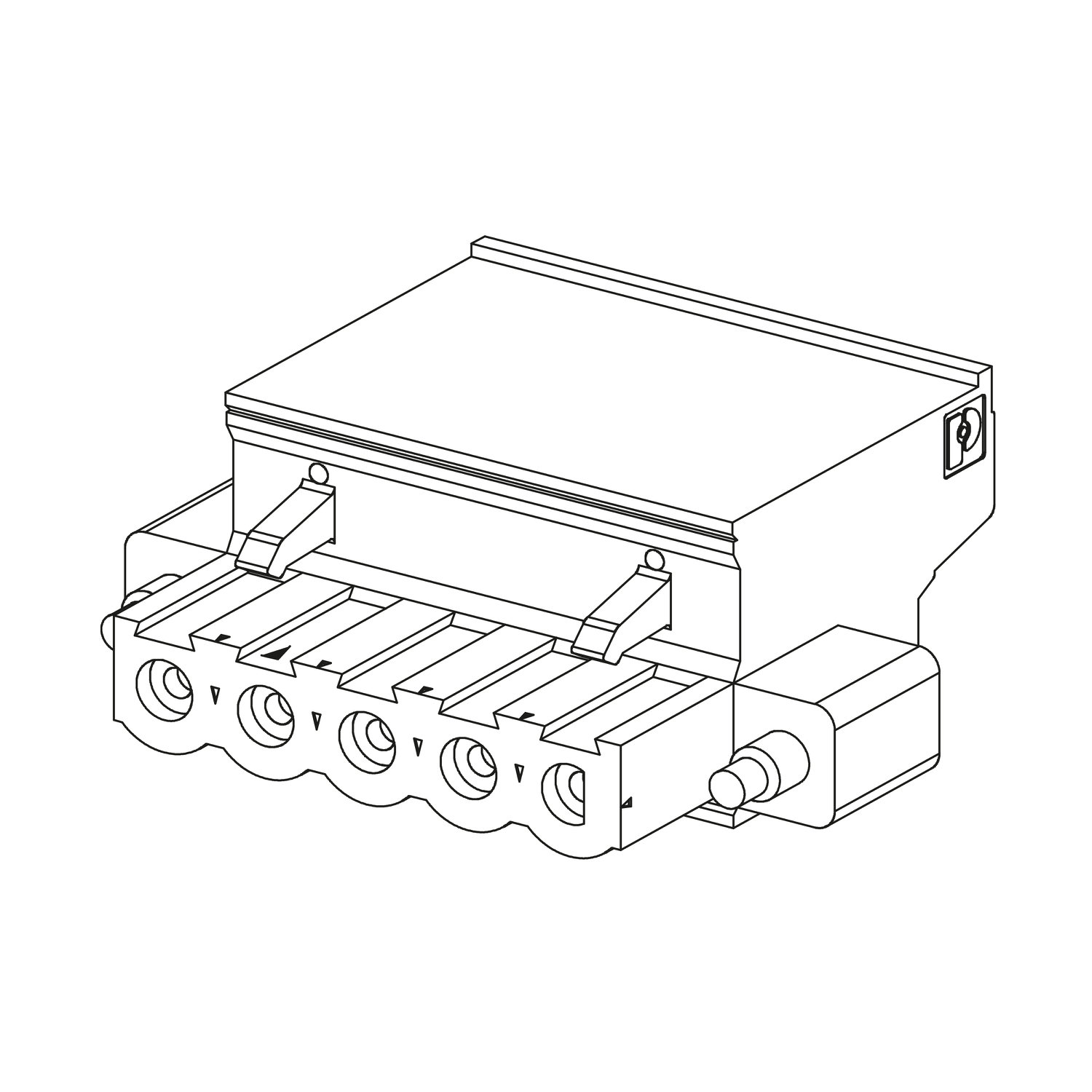 SCHNEIDER ELECTRIC - SNRBMXXTSCPS20 CONNETTORE A MOLLA PER ALIMENTATORE