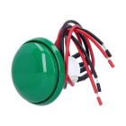 CDVI ITALIA SRL - CDVBNONFCHOCCAB PULSANTE A FUNGO VERDE NO/NF CHOC + CABL