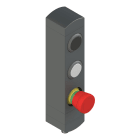 PIZZATO ELETTRICA - PZZBN AC3ZA71 PULSANTIERA DI COMANDO SERIE BN