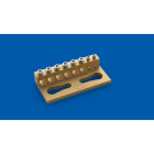 TEKNOMEGA SRL - TKGBOC3000 RIPARTITORE UNIVERSALE IN OTTONE 8 OUT