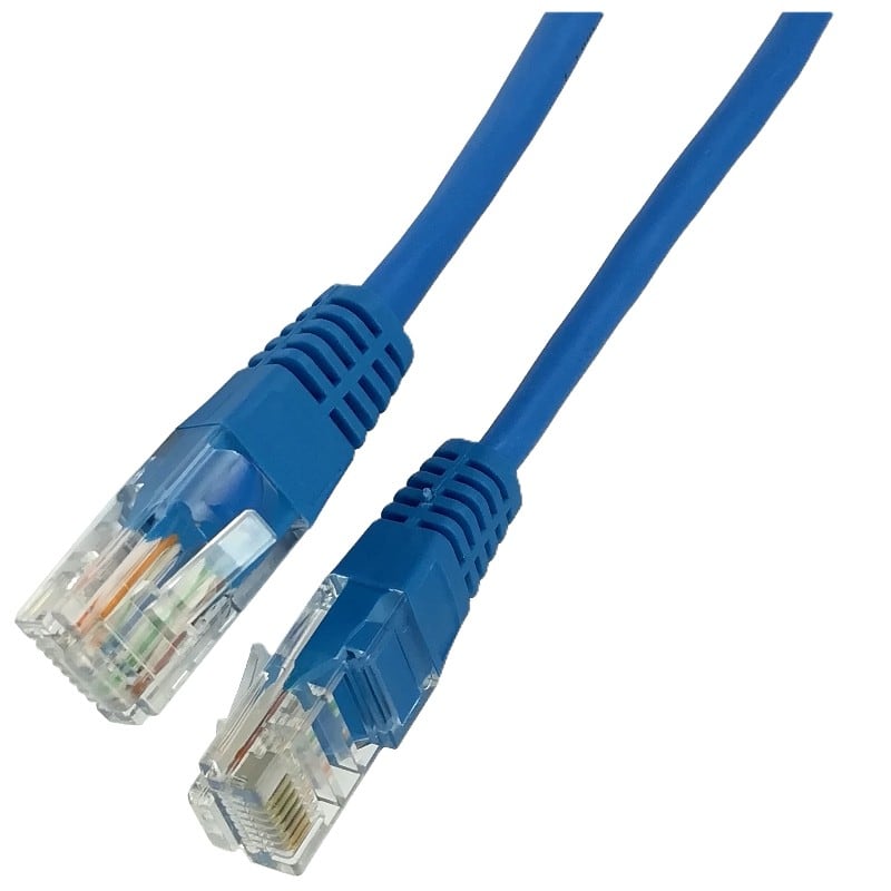 LINK4COM SRLS - LK4BP010UU6-BE Patch cord cat.6 U/UTP 1m PVC blue