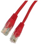 LINK4COM SRLS - LK4BP010UU6-RD Patch cord cat.6 U/UTP 1m PVC red
