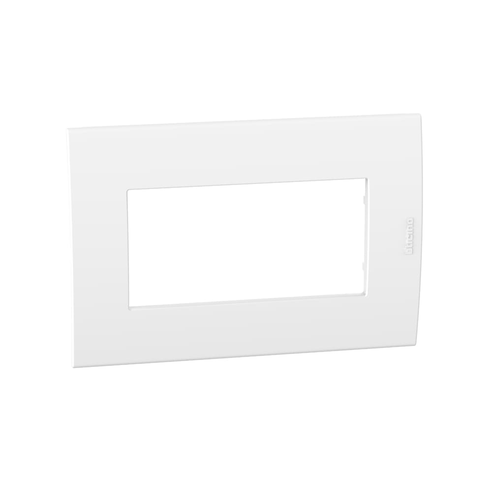 BTICINO - BTI120067W INTERLINK - PLACCA MATIXGO 4P COL. CURVE