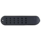 BTICINO - BTI3636GB SLIM6-MULTIPRESA 10/16A INT. SAFE GRIGIO