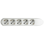BTICINO - BTI3685D MULTIPRESA 5 SCHUKO/BIPASSO BIANCO