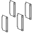 BTICINO - BTI93890FPZ MAS LDX 800 - FONDO PARZIALE 850X1800