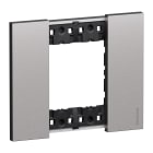 BTICINO - BTIKA4802KS L.NOW - placca 2M STEEL