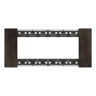 BTICINO - BTIKA4806LG L.NOW- PLACCA 6P NOCE