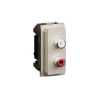 BTICINO - BTIKC4269R L.NOW - MODULO DOPPIO RCA CHAMPAGNE