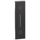 BTICINO - BTIKG05L L.NOW - COVER DOPPIO PULSANTE 1M NERA