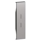 BTICINO - BTIKSM01MH L.NOW - cover MH neutra 2 funz 1M steel