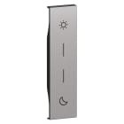 BTICINO - BTIKSM22MH L.NOW - COVER MH GIORNO-NOTTE 1M STEEL