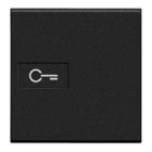 BTICINO - BTIL4916M2F LL - COPRITASTO AX+CHIAVE 2M ANTRACITE