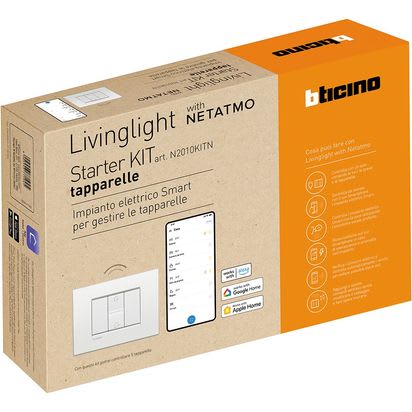 BTICINO - BTIN2010KITN LL - STARTER KIT TAPPARELLE NEW BIANCO