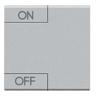 BTICINO - BTINT4911M2AGN LIGHT TECH - COPRITASTO ON OFF 2 MOD
