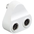 BTICINO - BTIS2136 ADATTATORE TV1 SPINA TV/2 PRESE D.9,5MM