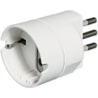 BTICINO - BTIS3623DBOX ESP - ADATTAT. SPINA 10A/PRESA P30 BCO