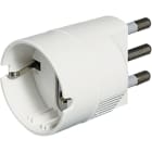 BTICINO - BTIS3624DBOX ESP - ADATTAT. SPINA 16A/PRESA P30 BCO