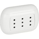 BTICINO - BTISP93BF KIT OVAL - PRESA TRIPLEX 2P+T 10A BIANCA