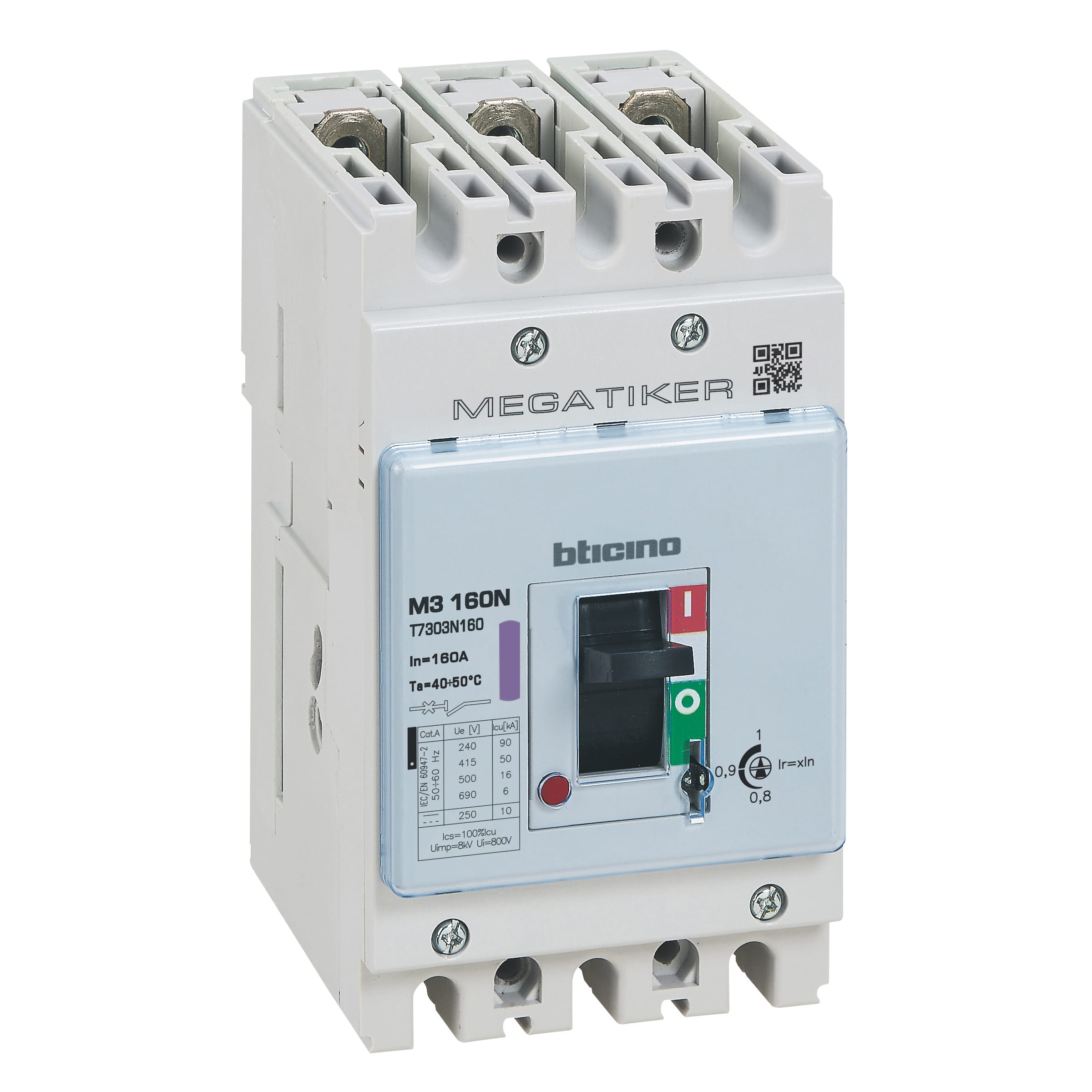 BTICINO - BTIT7303N160 MEGATIKER M3160 160A 50KA 3P