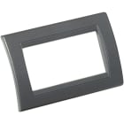 BTICINO - BTIW11120GR INTERLINK - PLACCA CURVA 4P RESIN LIVIN
