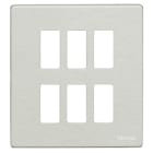 BTICINO - BTI506/6/X MAGIC - PLACCA 3+3P OXIDAL