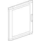 BTICINO - BTI93640V MAS LDX - PORTA VETRO 600X800